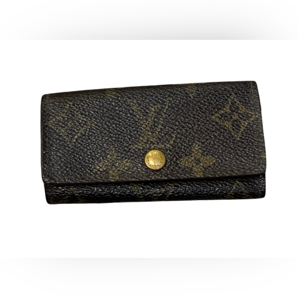 Louis Vuitton Leather 4 Ring Key Holder